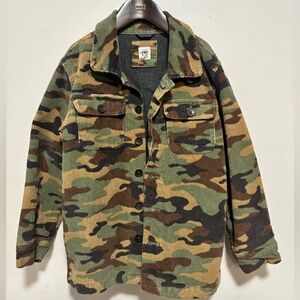 Toddler Camo Cord Jacket Camouflage Corduroy Kids 5 yrs